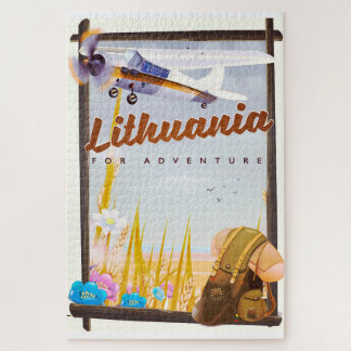 lithuania - For an adventure travel poster Jigsaw Puzzle