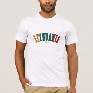 Lithuania in national flag colours T-Shirt