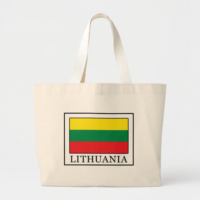 Lithuania Large Tote Bag (Front)