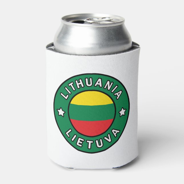 Lithuania Lietuva Can Cooler (Can Front)
