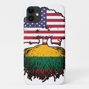 Lithuania Lithuanian American USA United States iPhone 11 Case