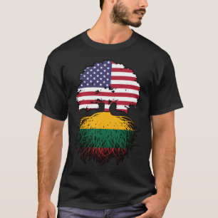 Lithuania Lithuanian American USA United States T-Shirt