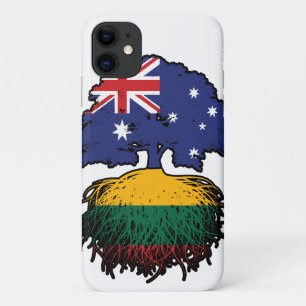 Lithuania Lithuanian Australian Australia Tree iPhone 11 Case