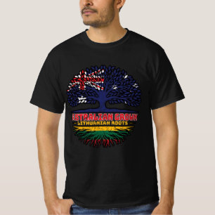 Lithuania Lithuanian Australian Australia Tree T-Shirt