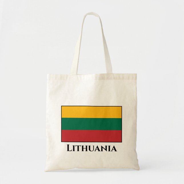 Lithuania (Lithuanian) Flag Tote Bag (Front)