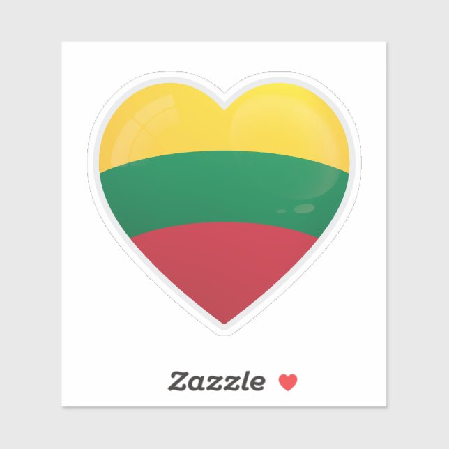  Lithuania  Love Flag (Sheet)