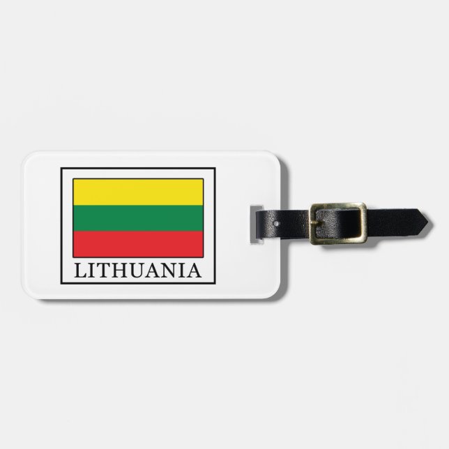 Lithuania Luggage Tag (Front Horizontal)