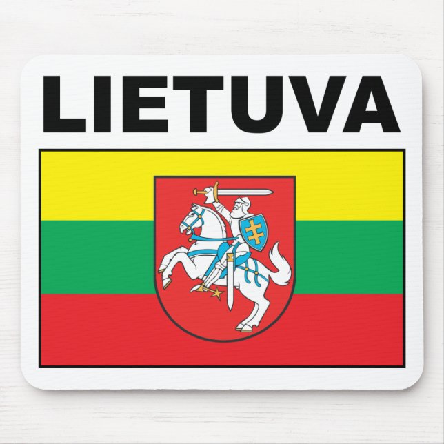 Lithuania Mouse Mat (Front)