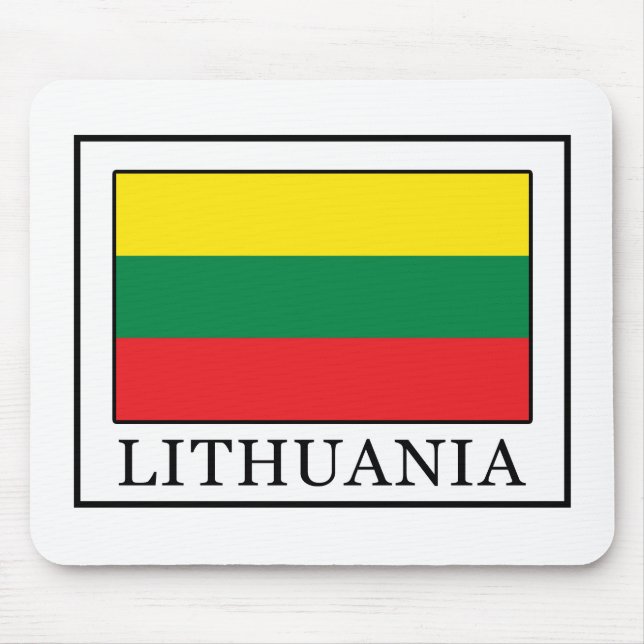 Lithuania Mouse Mat (Front)