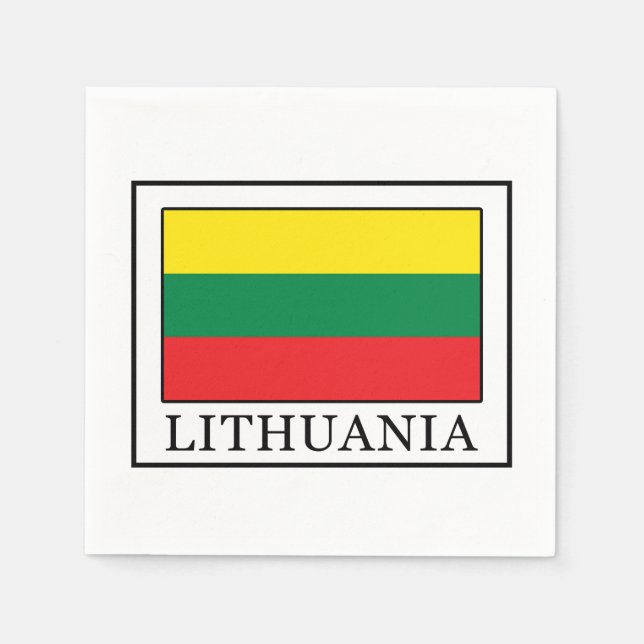 Lithuania Napkin (Front)