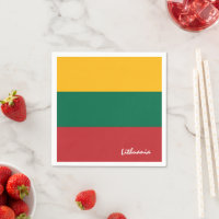 Lithuania Napkins, Lithuanian party /sport fans