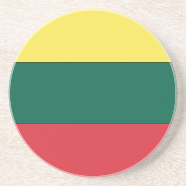 Lithuania National Flag Coaster (Front)
