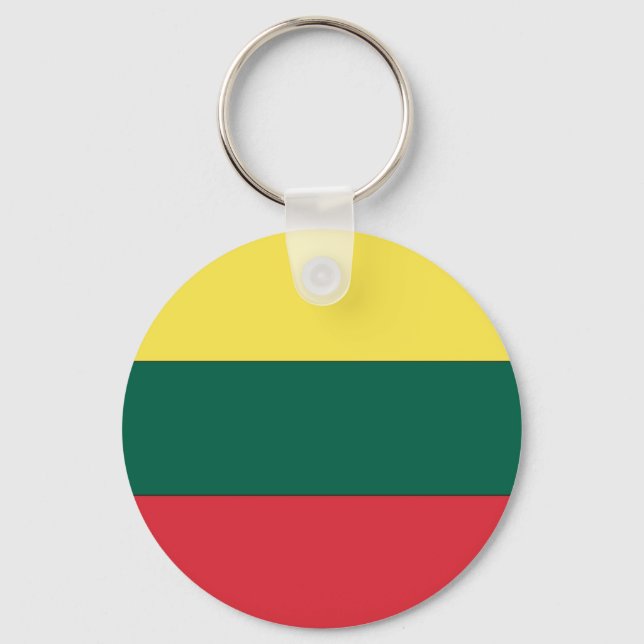 Lithuania National Flag Key Ring (Front)