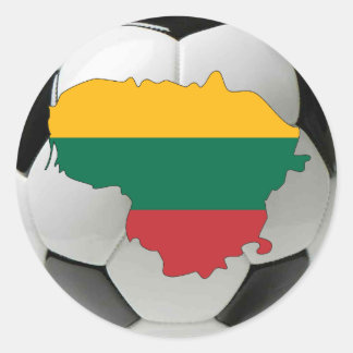 Lithuania national team classic round sticker