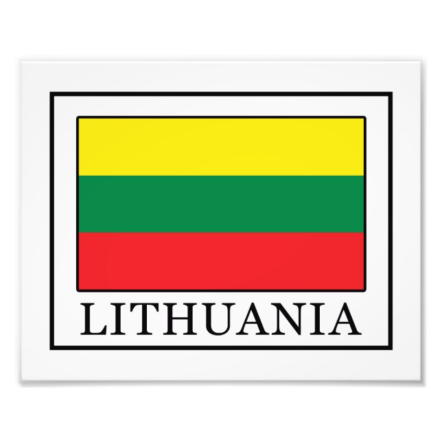 Lithuania Photo Print (Front)