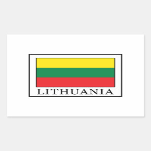 Lithuania Rectangular Sticker