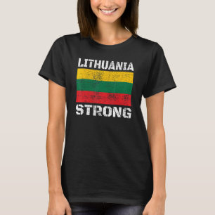 Lithuania Support Lithuanian Flag Men Women T-Shirt