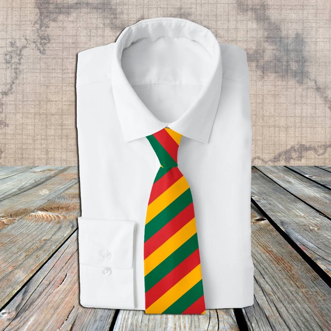 Lithuania Ties, fashion Lithuanian Flag business Tie (Creator Uploaded)