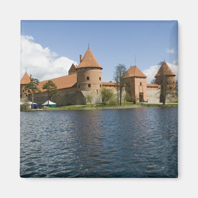 Lithuania, Trakai. Island Castle 3 Magnet (Front)