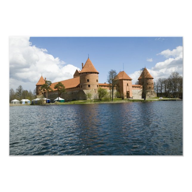 Lithuania, Trakai. Island Castle 3 Photo Print (Front)