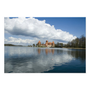 Lithuania, Trakai. Island Castle Photo Print