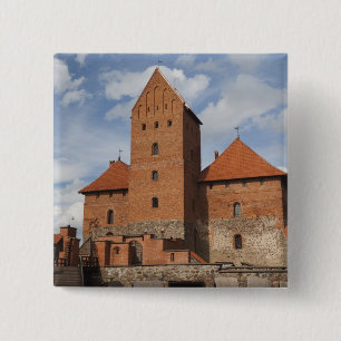 Lithuania, Trakai, Trakai Historical National 3 15 Cm Square Badge