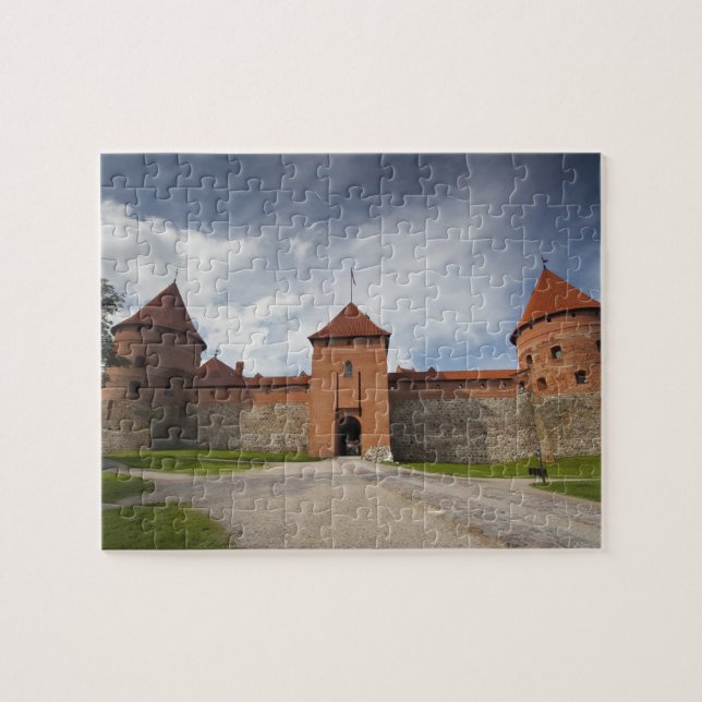 Lithuania, Trakai, Trakai Historical National 4 Jigsaw Puzzle (Horizontal)