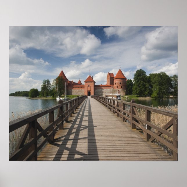Lithuania, Trakai, Trakai Historical National Poster (Front)