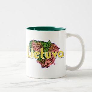 Lithuania Two-Tone Coffee Mug