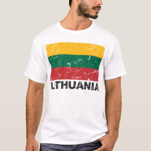 Lithuania Vintage Flag T-Shirt