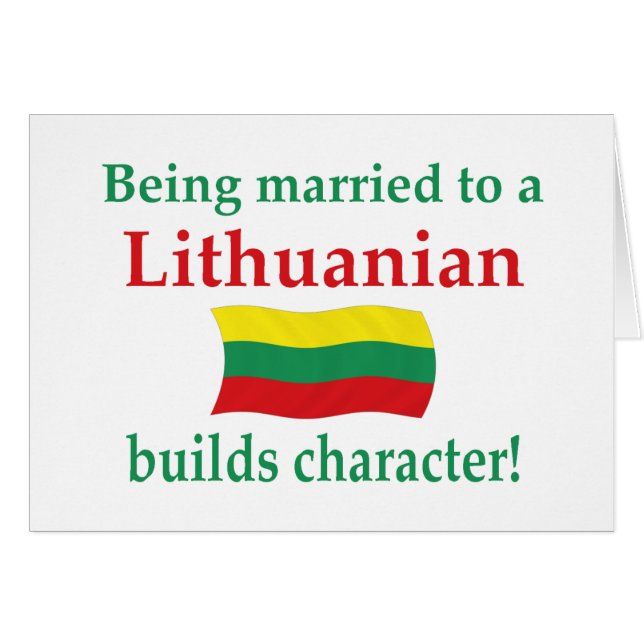 Lithuanian Builds Character (Front Horizontal)