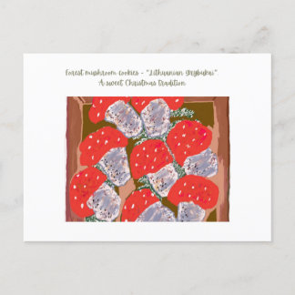 Lithuanian Christmas Traditions Holiday Postcard