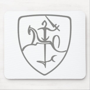 Lithuanian Coat of Arms Vytis Mouse Mat/Pad Mat