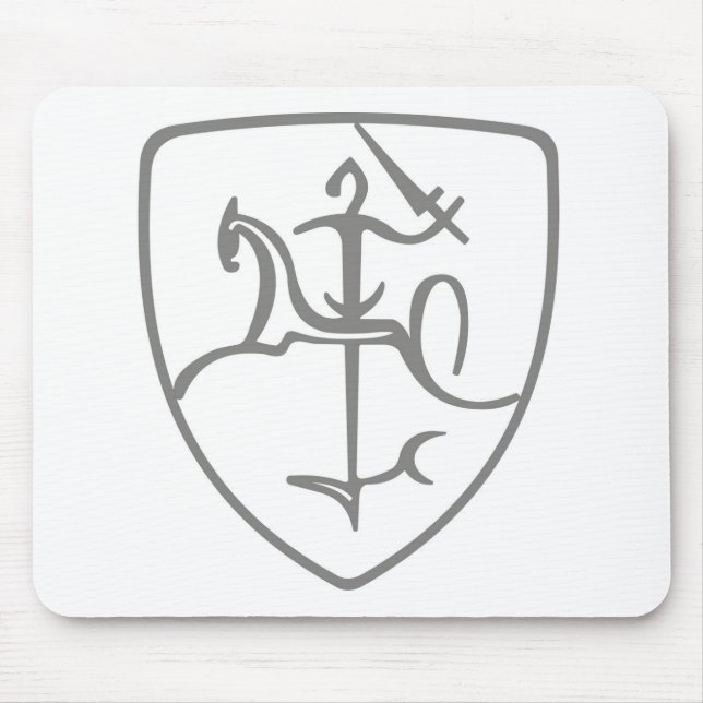 Lithuanian Coat of Arms Vytis Mouse Mat/Pad Mouse Mat (Front)