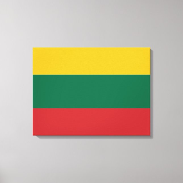 Lithuanian Flag Canvas Print (Front)