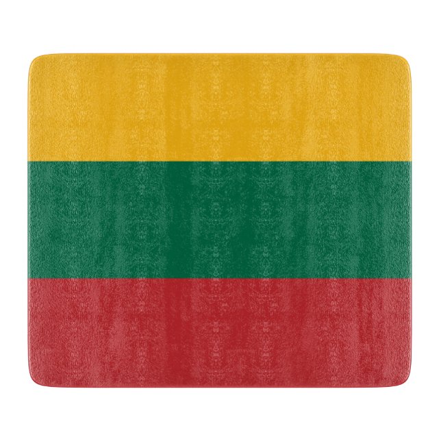 Lithuanian Flag Cutting Board (Front)