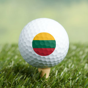 Lithuanian Flag, Flag of Lithuania Golf Balls