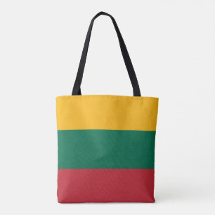 Lithuanian Flag, Flag of Lithuania Tote Bag