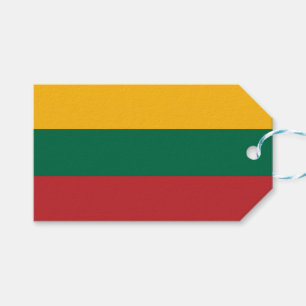 Lithuanian Flag (Lithuania) Gift Tags