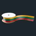 Lithuanian Flag & Lithuania travel, holiday/sports Satin Ribbon<br><div class="desc">Ribbon (Gifts): Lithuania & Lithuanian flag fashion pattern - love my country,  travel,  holiday,  patriots / sports fans</div>