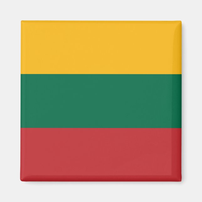 Lithuanian Flag Magnet (Front)
