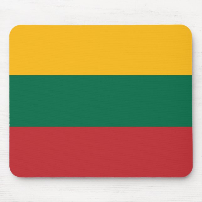 Lithuanian Flag Mouse Mat (Front)