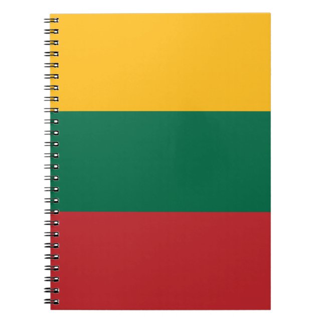 Lithuanian Flag Notebook (Front)