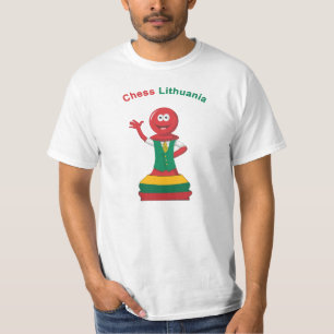 Lithuanian Flag Pawn Copyright Tony Sullivan T-Shi T-Shirt