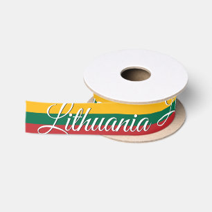 Lithuanian Flag Ribbon, fashion / sport, Lithuania Satin Ribbon