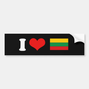 Lithuanian Flag T-shirts and Gifts Bumper Sticker