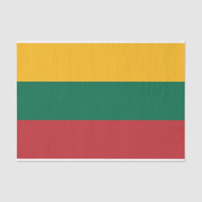 Lithuanian Flag Tissue Paper (Front)