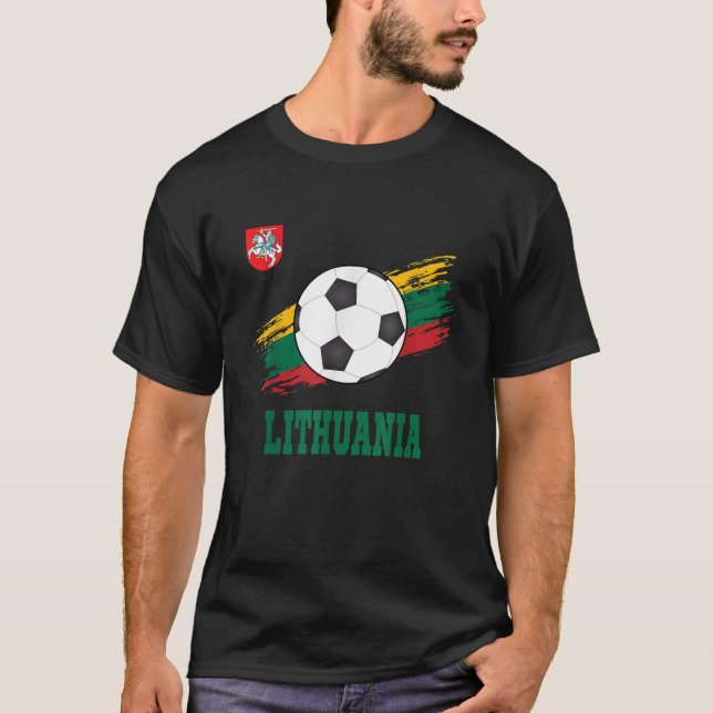 Lithuanian Football Lithuania Futbol T-Shirt (Front)