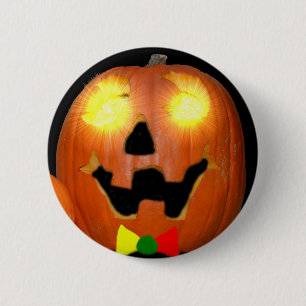 Lithuanian Halloween Pumpkin Button