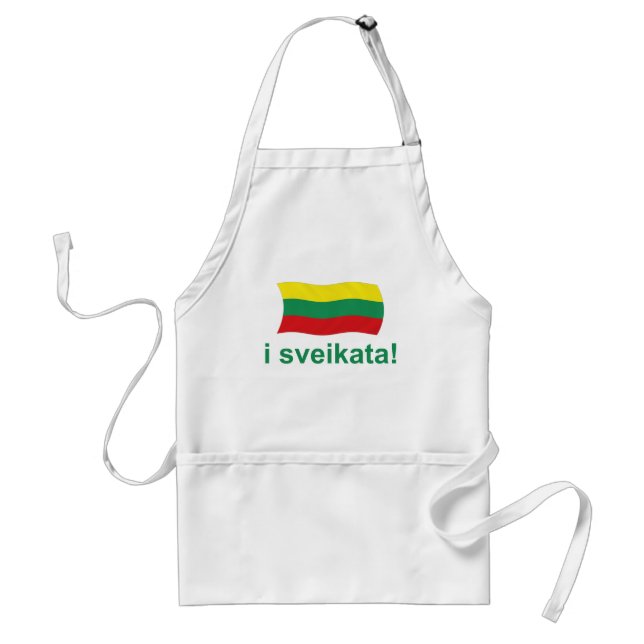 Lithuanian i sveikata! (Cheers!) Standard Apron (Front)